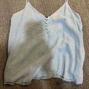 Light Blue Sleeveless Top